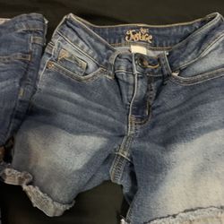 15  Shorts De Niña Talla 6/y 10 Todo En $40 $