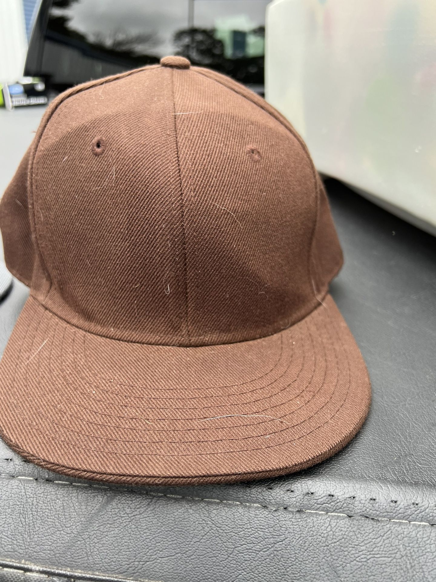 Hatco PREMIUM ORIGINAL FLAT Cap Size 7 1/2 Brown