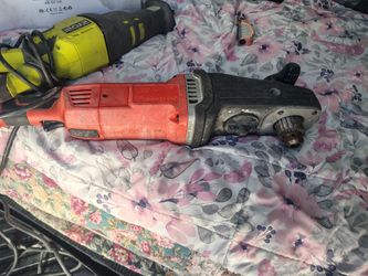 Red Right Angle Corded Drill