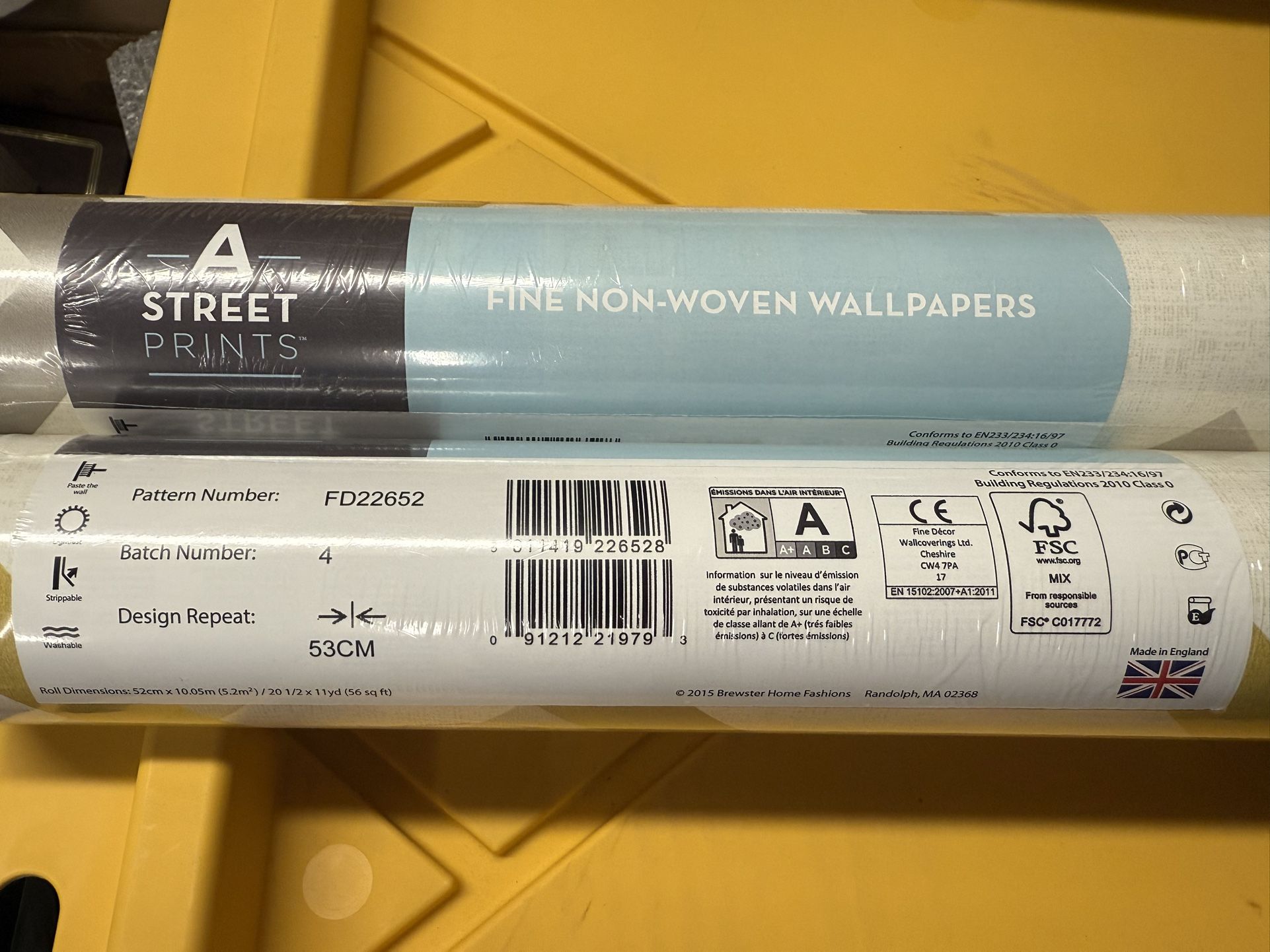 A Street Prints - 2 Full Rolls Wallpaper