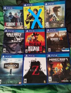 Ps4 games, $15 each