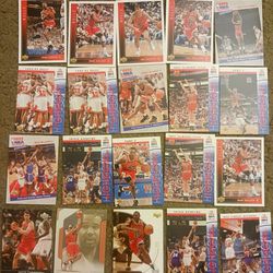 Vintage Vntg 1990s Chicago Bulls NBA Basketball Trading Cards