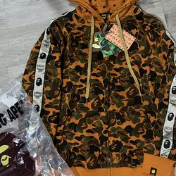 MCM X Bape Size large & Medium