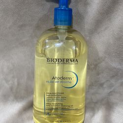 Bioderma Atoderm Shower Oil, Cleansing Oil For Face & Body, Nourishing Cleansing Oil For Dry to Atopic Sensitive Skin For Softer & Smooth Skin For You