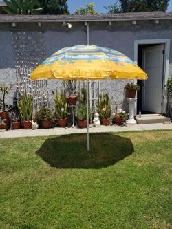 Shade Umbrella With Ground Anchor