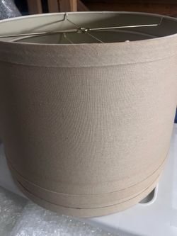 Pair of large lamp shades.