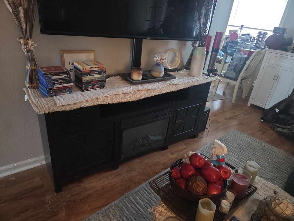 TV Stand w/ Fireplace