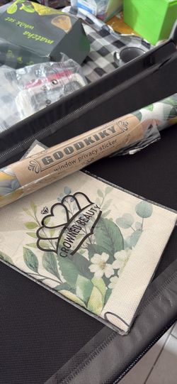 Window privacy sticker and yard flag bundle 🍋