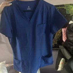 Brand New Cozy Fit Royal Blue Scrubs (Size-Small)