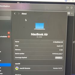 MacBook M1 8gb 256ssd