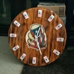 Puerto Rican Wood Clock 