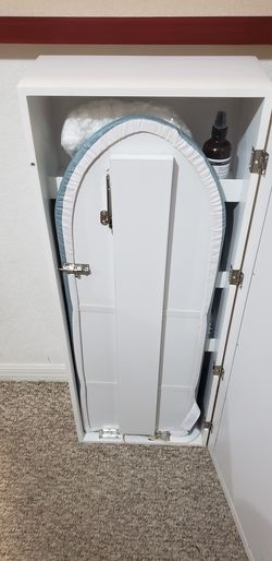 Wall laundry board cabinet