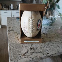 Derrick Thomas Autograph Football 