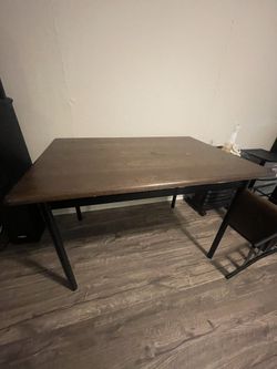 Brown Wood Table