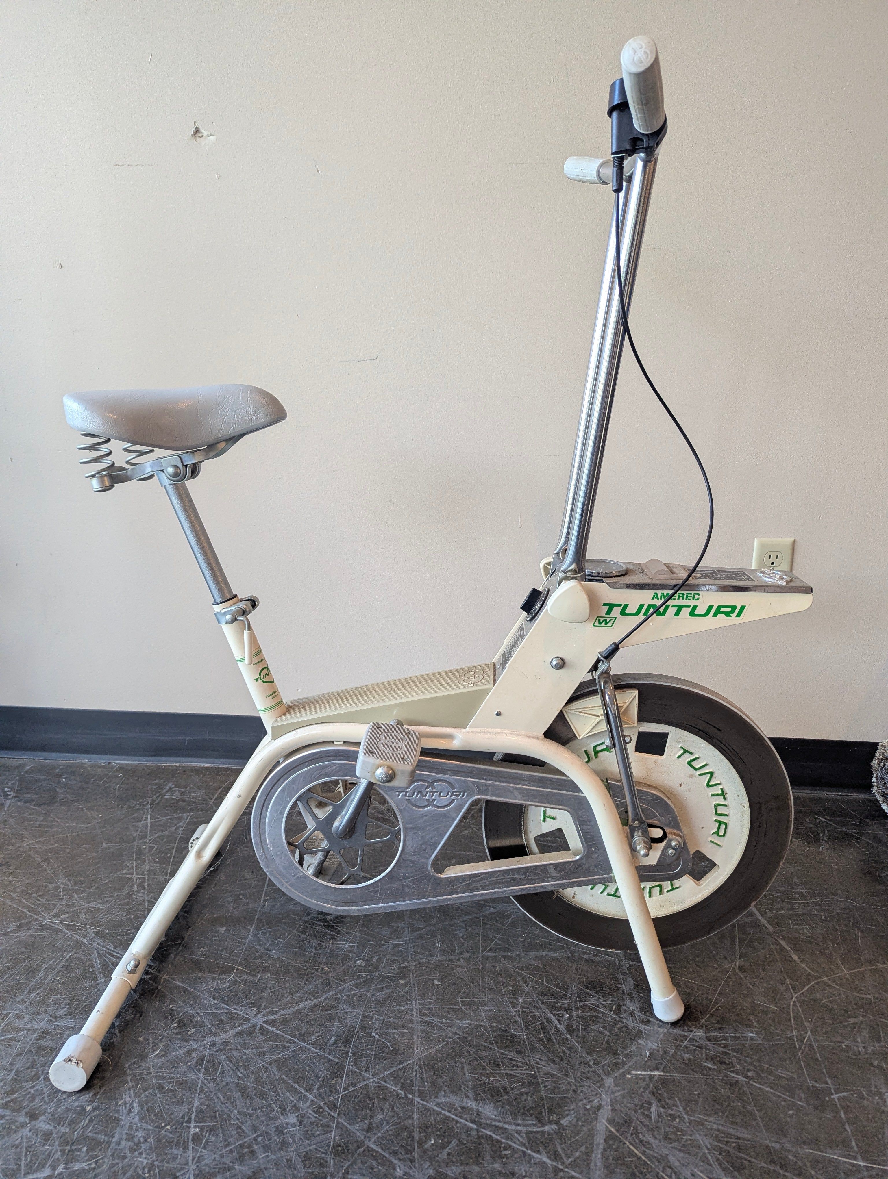 Vintage Tunturi Stationary Exercise Bike