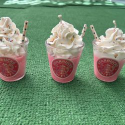 Handmade Starbucks candles