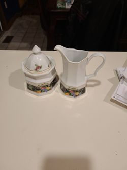 Fine China Christopher Staurt Tea Set Milk Sugar Y0012