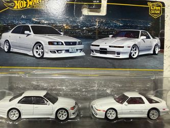 Hot Wheels Premium Car Culture Toyota Chaser JZX 100 & 1989 Toyota Supra 2 pack