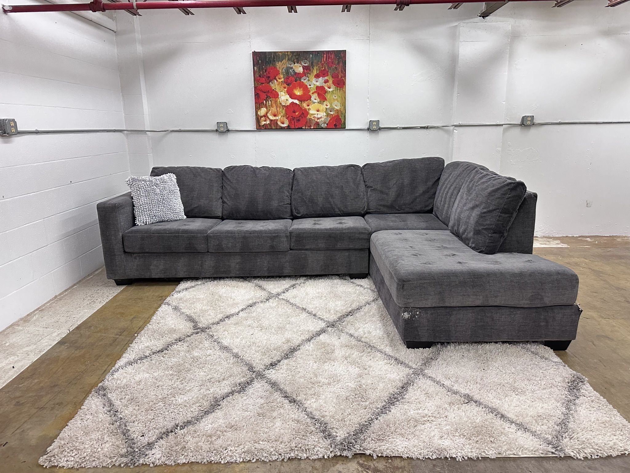 Couch Sectional Gray