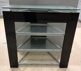 Moving sale entertainment glass tv stand table