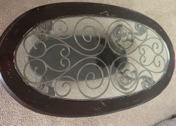 Oval center table