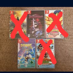 Sonic Colors And Bloodstained For Nintendo Switch