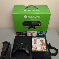 Complete XBOX One 1TB Gaming System In Original Box With Madden 22 