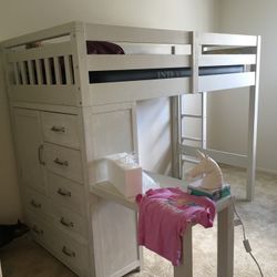 Loft Bed+Dresser+Desk