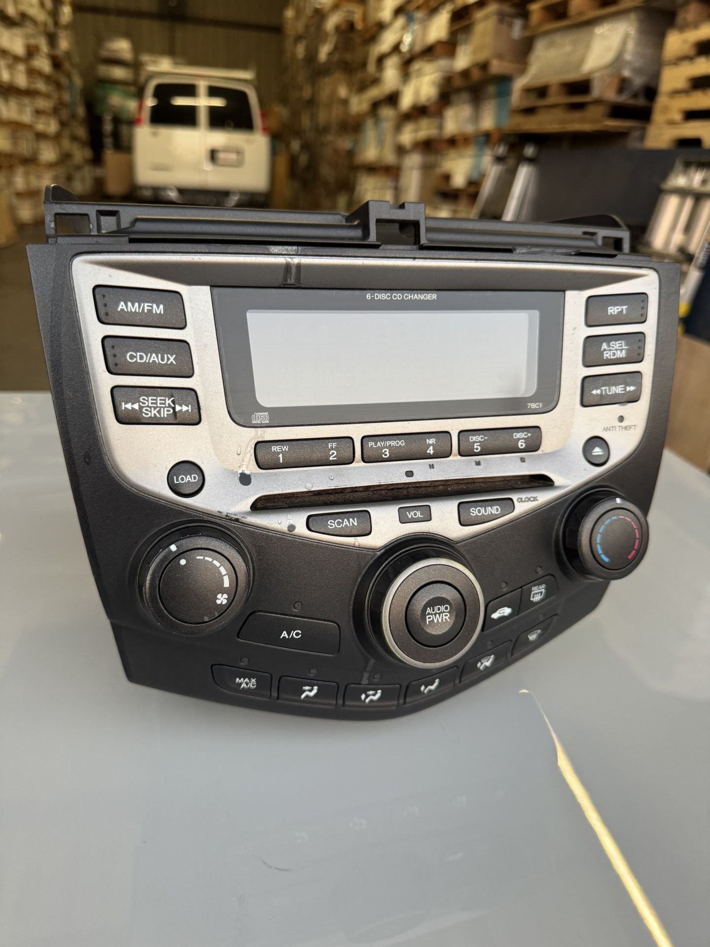 Honda Accord OEM Stereo System With A/C Control Panel