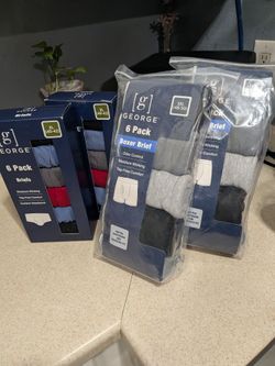 Men's Boxer Briefs New in Box. Size XL,3X only.