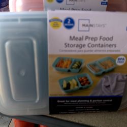 5pack Meal Prep Food Storage Containers 3.00 each 