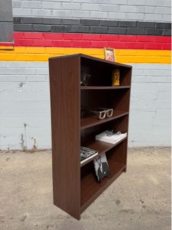 Brown 4-Tier Bookcase / Shelving Unit