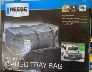 New Reese Explore 1043000 Rainproof Hitch Cargo Carrier Bag, 13 Cubic Feet Cargo Space, 54 x 21 x 20 Inches, Fits Most Full-Size Hitch Mounted Cargo C