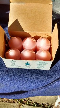 Votive PartyLite candles pink