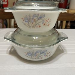 Vintage English Pyrex Set Of 2