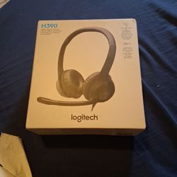 Logitech H390 USB-A Headphones, Brandon New Never Opened