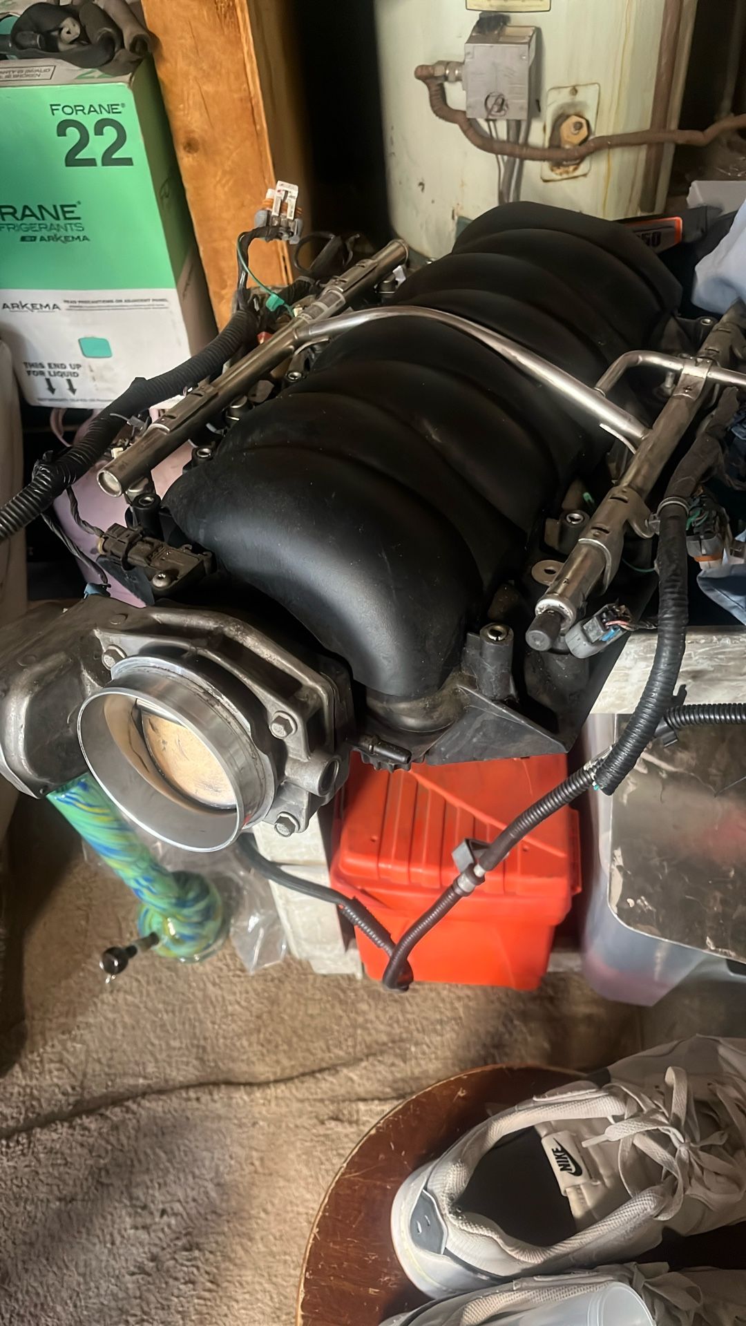 Ls3 Intake With Valve Body And Injectors Fuel Rail 750 OBO