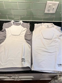 White Chest Protection Sleeveless Shirt