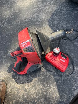 Milwaukee Drain Snake with Charger
