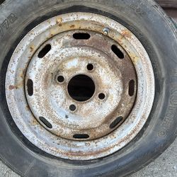 VW Beetle 15 inch steel wheel 4 on 130mm
