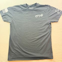 Groundwell This We’ll Defend Graphic T Shirt Gray XL 100% Cotton
