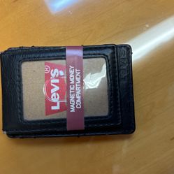 Leather Levi’s Wallet New Magnetic 