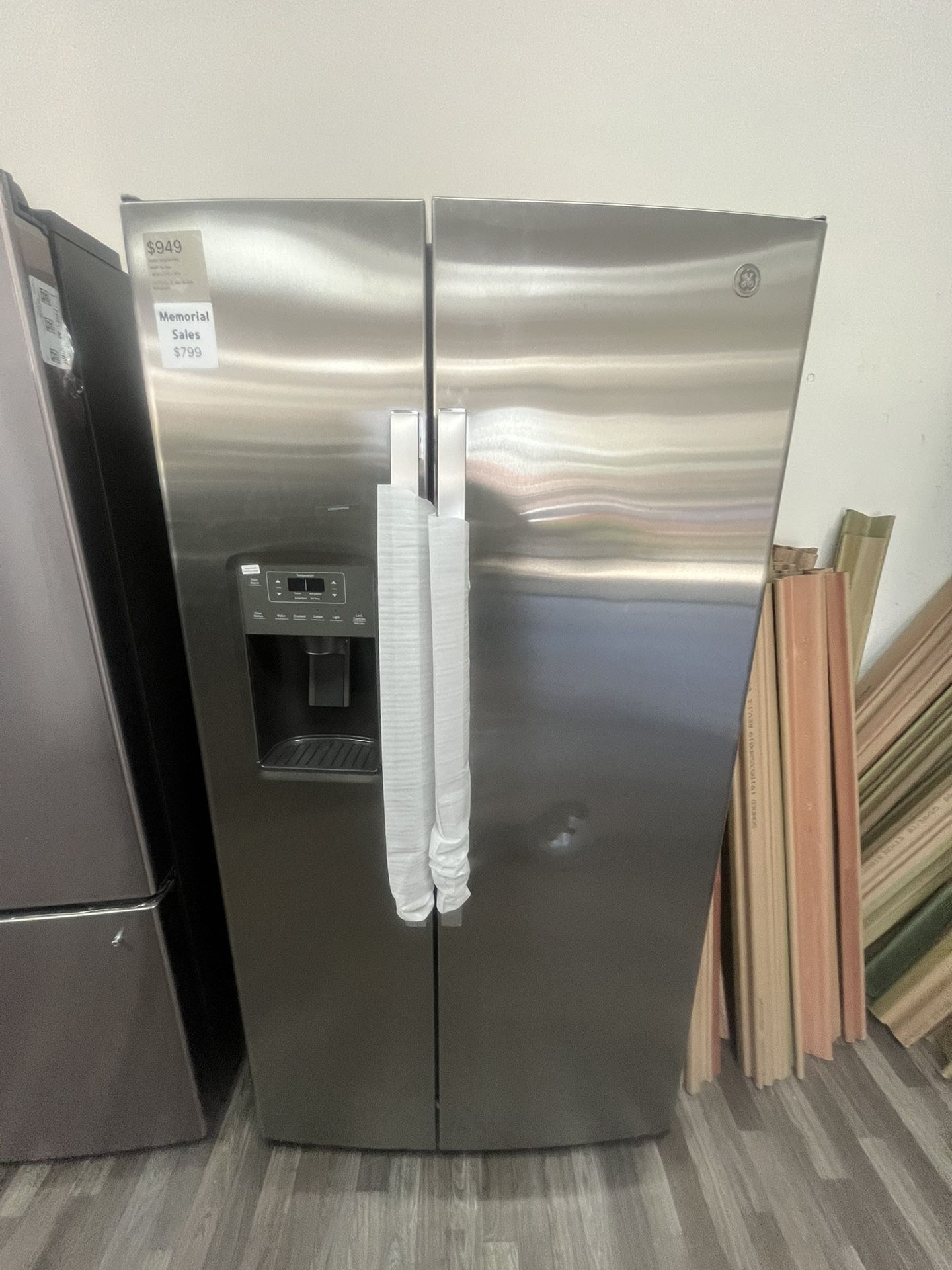 Now Only $799 Through Memorial Day GE Side By Side Refrigerator
