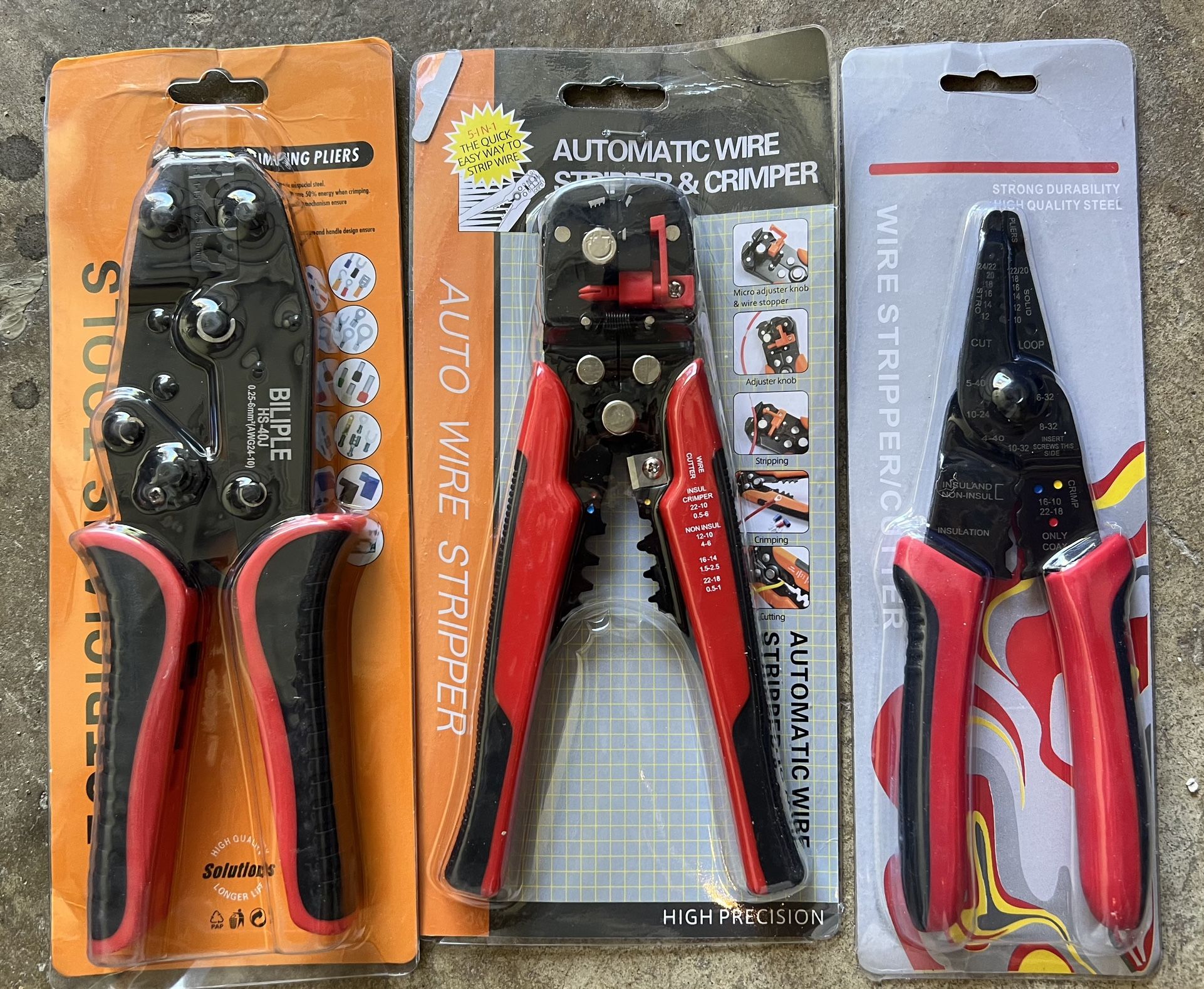New Wire Stripper And Crimping Tool And Cutter