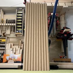 Striped Wall Panels for Walls, Islands, Cabinets, Ceiling, Tambour Wall Panels, Wall Cladding, Textured Wall Panels, Custom wall MDF panel.