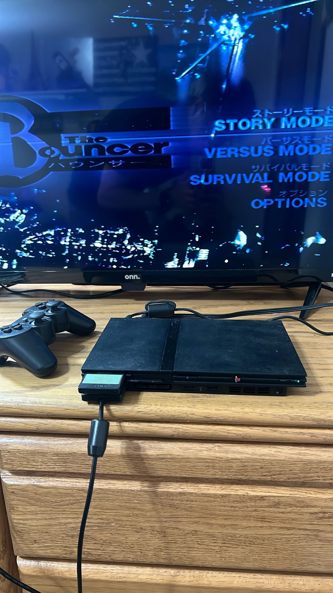 PS2 Slim Console (Japanese) + 14 Games