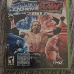 X Box 360 Smackdown Vs Raw 2007 