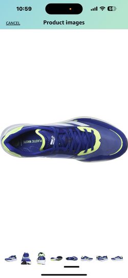 adidas Men’S Adizero Boston 10 Shoes M, Victory Blue/Cloud White/Solar Yellow, US 10