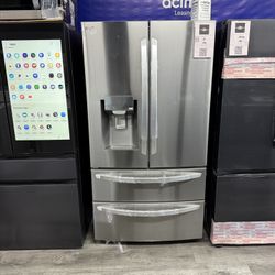 LG - 4-Door French Door Refrigerator In Stainless Steel 