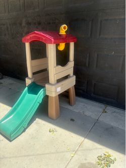Naturally Playful Lookout Treehouse Toddler Climber with Slide